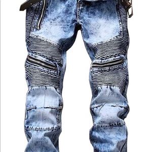 Mens Moto Jeans